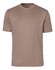 Desoto Luxury Uni Color Round Neck T-Shirt Donker Taupe