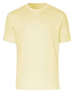 Desoto Luxury Uni Color Round Neck T-Shirt Lichtgeel
