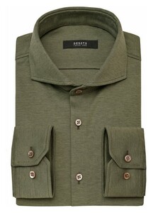 Desoto Luxury Uni Luxury Cotton Overhemd Forest Green