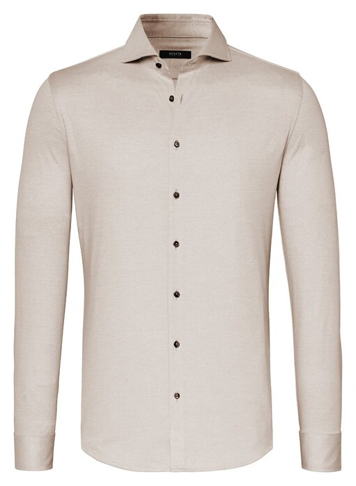 Desoto Luxury Uni Luxury Cotton Overhemd Licht Bruin