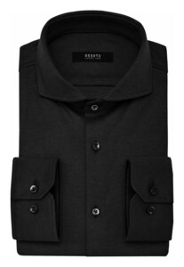 Desoto Luxury Uni Luxury Cotton Shirt Black