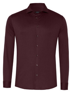 Desoto Luxury Uni Luxury Cotton Shirt Dark Burgundy