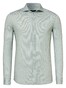 Desoto Luxury Zig Zag Artwork Pattern Overhemd Geel-Wit