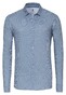Desoto Metric Mini Abstract Pattern Overhemd Blauw-Cognac