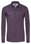 Desoto Mini Abstract Pattern Overhemd Burgundy-Navy