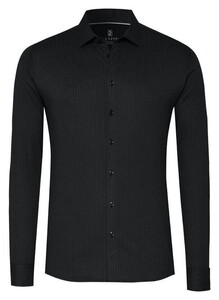 Desoto Mini Stitches Pattern Shirt Black
