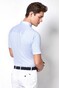 Desoto Modern Button Down Short Sleeve Cityshirt Overhemd Licht Blauw