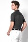 Desoto Modern Button Down Short Sleeve Cityshirt Overhemd Zwart