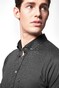 Desoto Modern Button Down Short Sleeve Cityshirt Overhemd Zwart