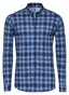 Desoto Multi Fine Lines Check Button-Down Overhemd Blauw