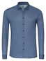 Desoto Multi Half Roundings Casual Kent Overhemd Blauw