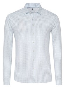 Desoto Multi Mini Fantasy Dots Shirt White-Blue