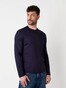 Desoto Roundneck Long Sleeve Uni Cotton T-Shirt Navy