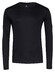 Desoto Roundneck Long Sleeve Uni Cotton T-Shirt Zwart