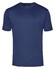 Desoto Roundneck Uni Piqué T-Shirt Midden Blauw