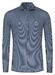 Desoto Shark Collar Structure Pattern Overhemd Navy-Wit
