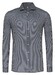 Desoto Shark Collar Structure Pattern Overhemd Zwart-Wit