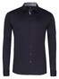 Desoto Solid Color Casual Kent Overhemd Navy