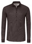 Desoto Solid Color Corduroy Casual Kent Overhemd Dark Wood