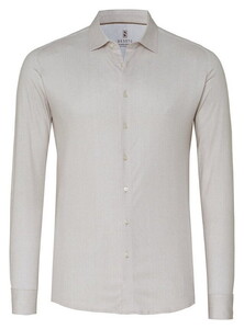 Desoto Solid Color Corduroy Casual Kent Overhemd Zandsteen