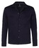 Desoto Solid Color Cotton Overshirt Navy