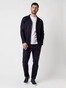 Desoto Solid Color Cotton Overshirt Navy