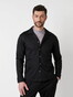 Desoto Solid Color Cotton Overshirt Zwart