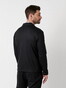 Desoto Solid Color Cotton Overshirt Zwart