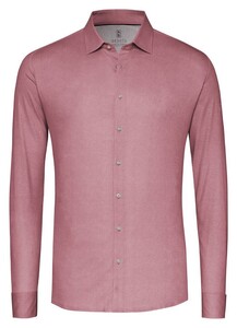 Desoto Solid Color Oxford Look Shirt Red