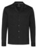 Desoto Solid Color Revers Resort Collar Overshirt Zwart