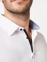 Desoto Solid Color Short Sleeve Casual Kent Overhemd Wit