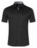 Desoto Solid Color Short Sleeve Casual Kent Overhemd Zwart
