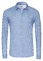 Desoto Twill Stripe Pattern Casual Kent Overhemd Blauw