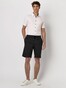 Desoto Uni Color Drawstring Short Bermuda Zwart