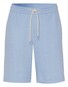 Desoto Uni Color Drawstring Short Oxford Bermuda Licht Blauw