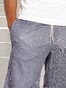 Desoto Uni Color Drawstring Short Oxford Bermuda Navy