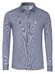 Desoto Uni Color Oxford Casual Kent Overhemd Blauw