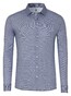 Desoto Uni Color Oxford Casual Kent Overhemd Blauw