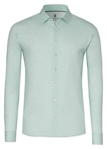 Desoto Uni Color Oxford Casual Kent Overhemd Turquoise