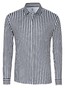 Desoto Vertical Stripes Casual Kent Collar Overhemd Grijs