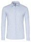 Desoto Vertical Stripes Casual Kent Overhemd Licht Blauw