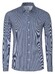 Desoto Vertical Stripes Casual Kent Overhemd Navy