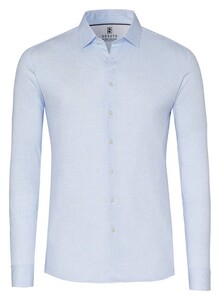 Desoto Vertical Stripes Casual Kent Shirt Light Blue