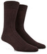 Doré Doré Rib Sock Mixed Wool Sokken Donker Bruin