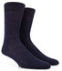 Doré Doré Rib Sock Mixed Wool Sokken Navy