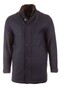 EDUARD DRESSLER Dan Marzotto Scudo Luxury Wool Coat Jack Dark Blue Extra Melange