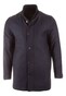 EDUARD DRESSLER Dan Marzotto Scudo Luxury Wool Coat Jack Donker Blauw Melange
