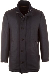 EDUARD DRESSLER David High-End Wool Coat Jack Navy
