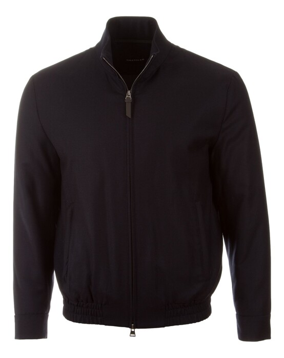 EDUARD DRESSLER Dino Scudo Rain&Wind Wool Protection Jack Navy