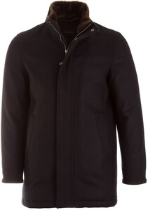 EDUARD DRESSLER Dolf Luxury Wool Casmhere Long Jack Navy